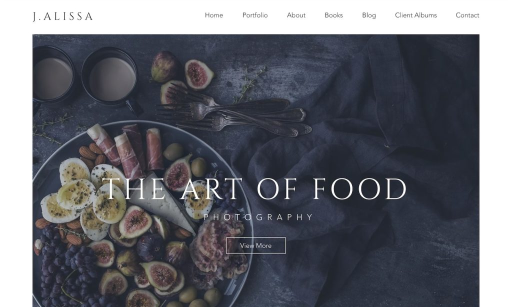 food photographer template