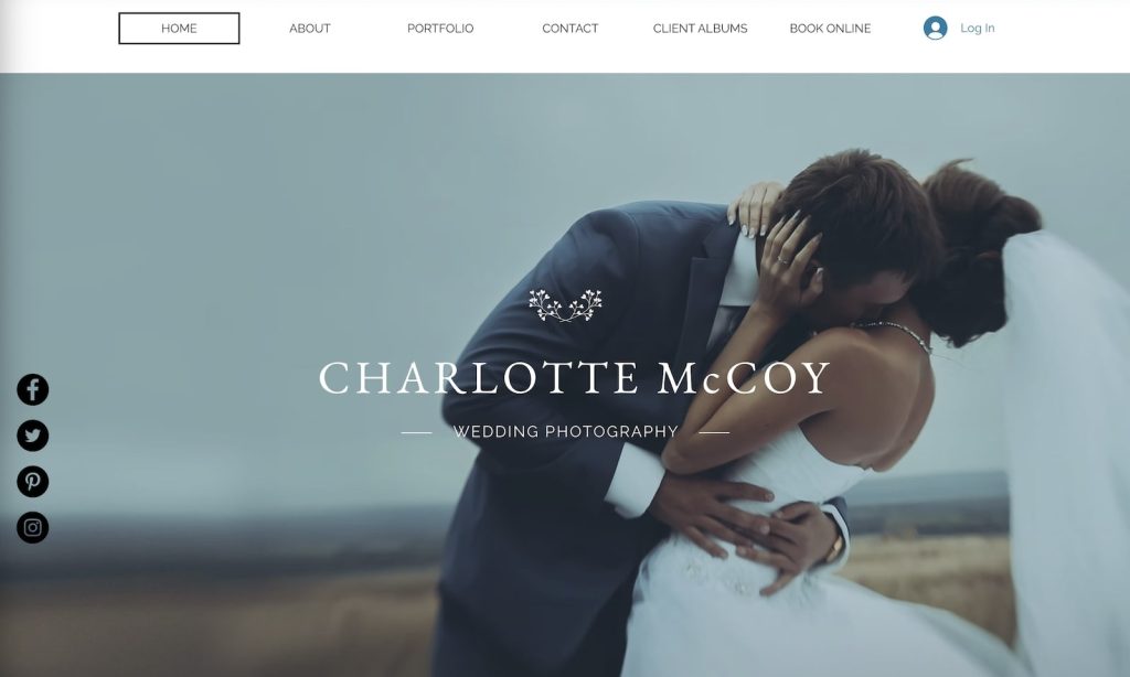 wedding photographer template
